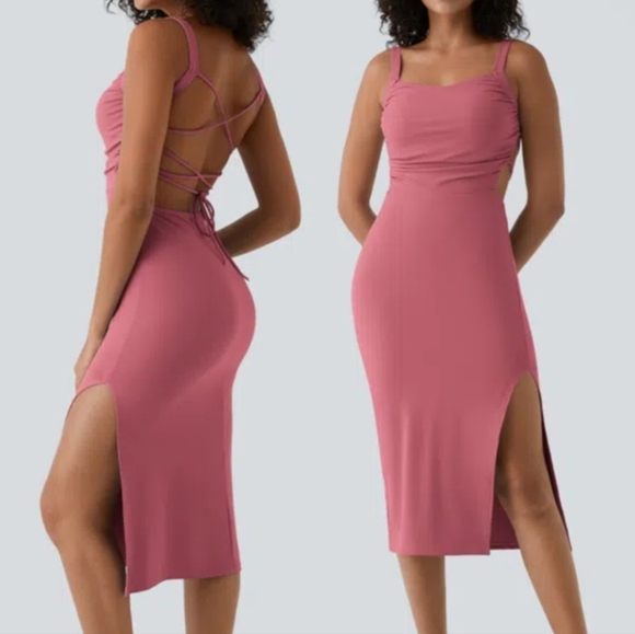 HALARA Dresses & Skirts - NWT Halara Backless Bodycon Dress